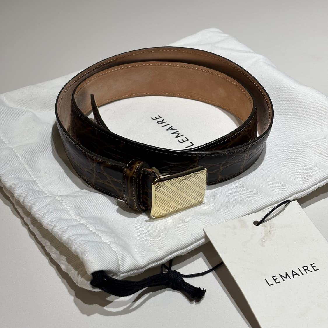 85) lemaire 르메르 밀리터리 벨트 상품이미지7