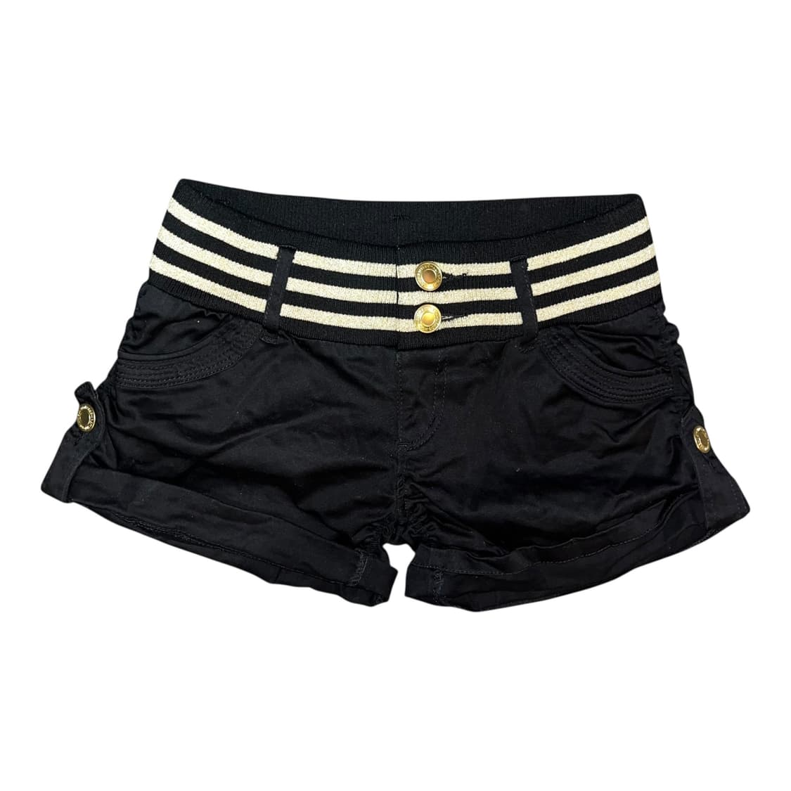 글리터 밴딩 셔링 숏 팬츠 갸루y2k펑크 상품이미지1