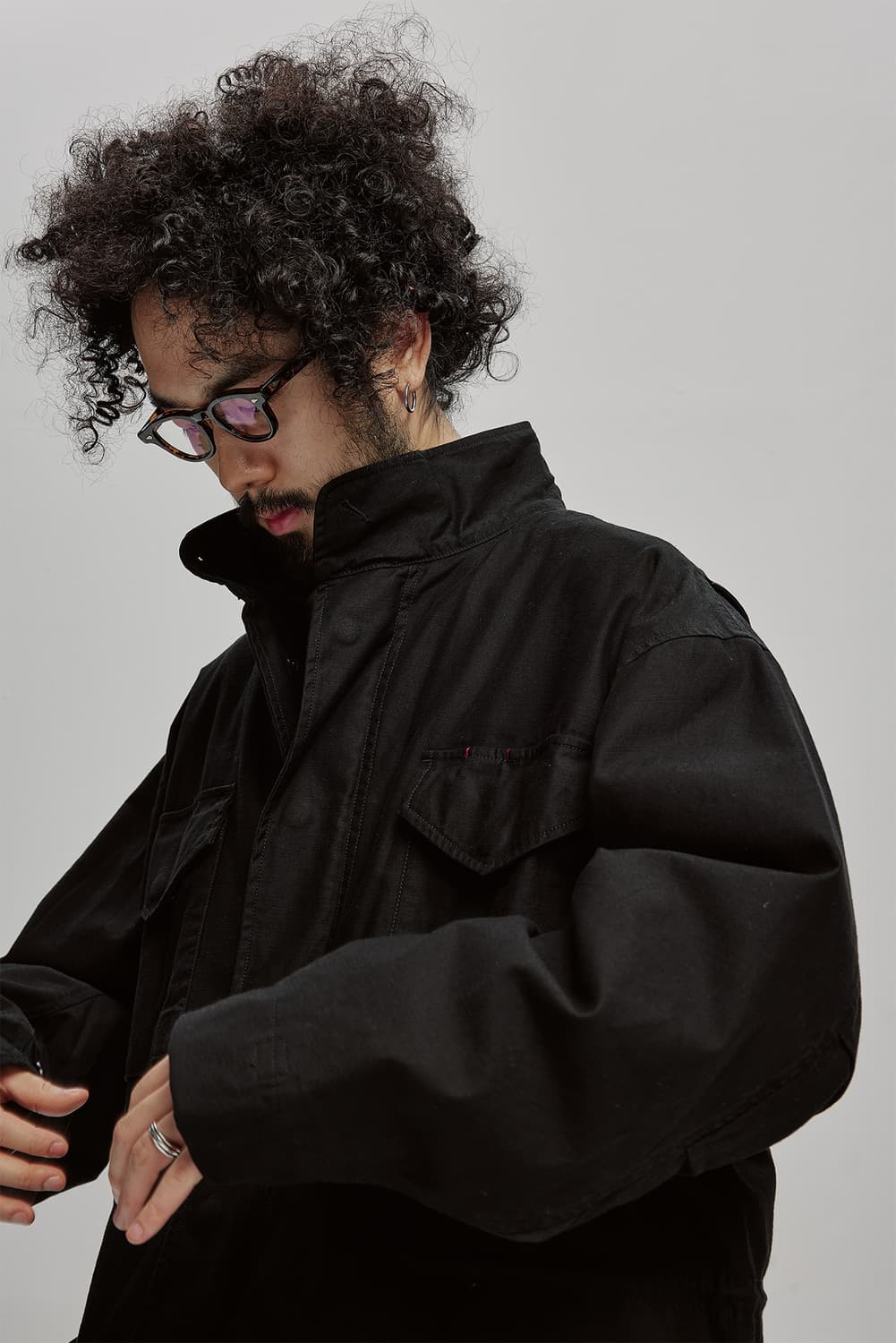 비헤비어 / dyed m-s 필드 자켓 앤트러사이트 / 4 상품이미지5