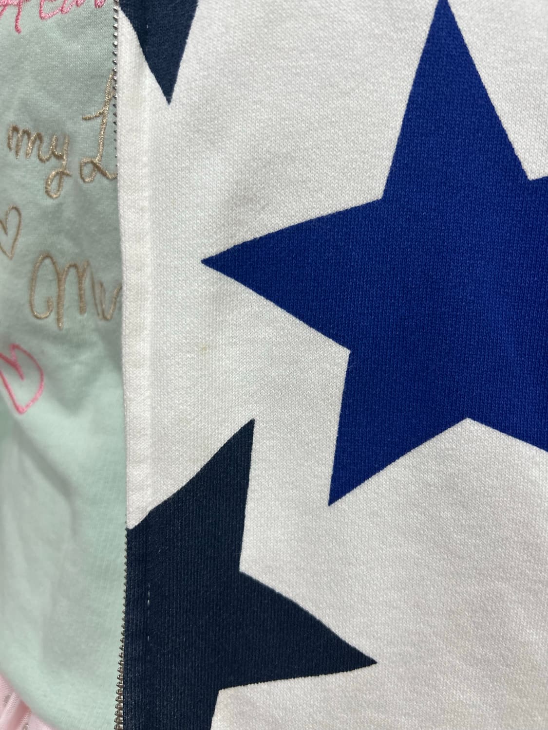 베이프 정품 스타 블루화이트 후드집업 상품이미지10