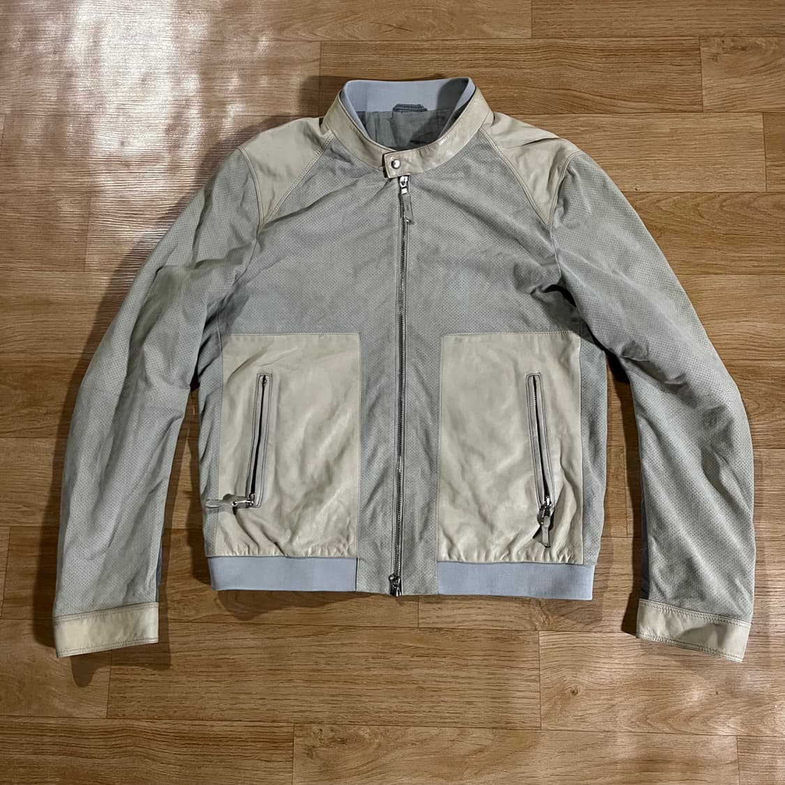 [105] 에스티듀퐁 가죽 블루종 상품이미지1