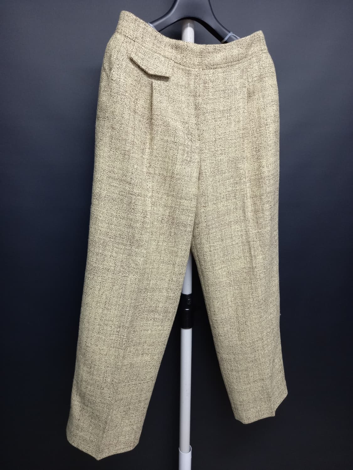 새 마인 춘추동 하이웨스트 트위드 팬츠 44.55 상품이미지3