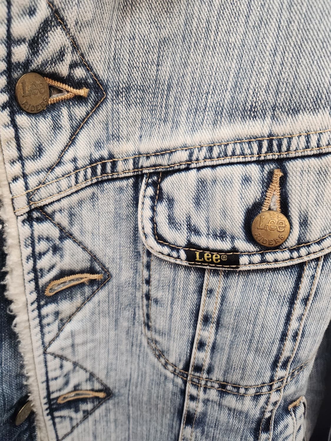 Lee 90’s JAPAN STORM RIDER 데님 쉐르파자켓 상품이미지4