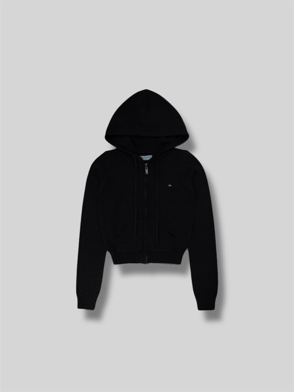 palejade) PJ Cotton Knit Hooded Zip-up  상품이미지1