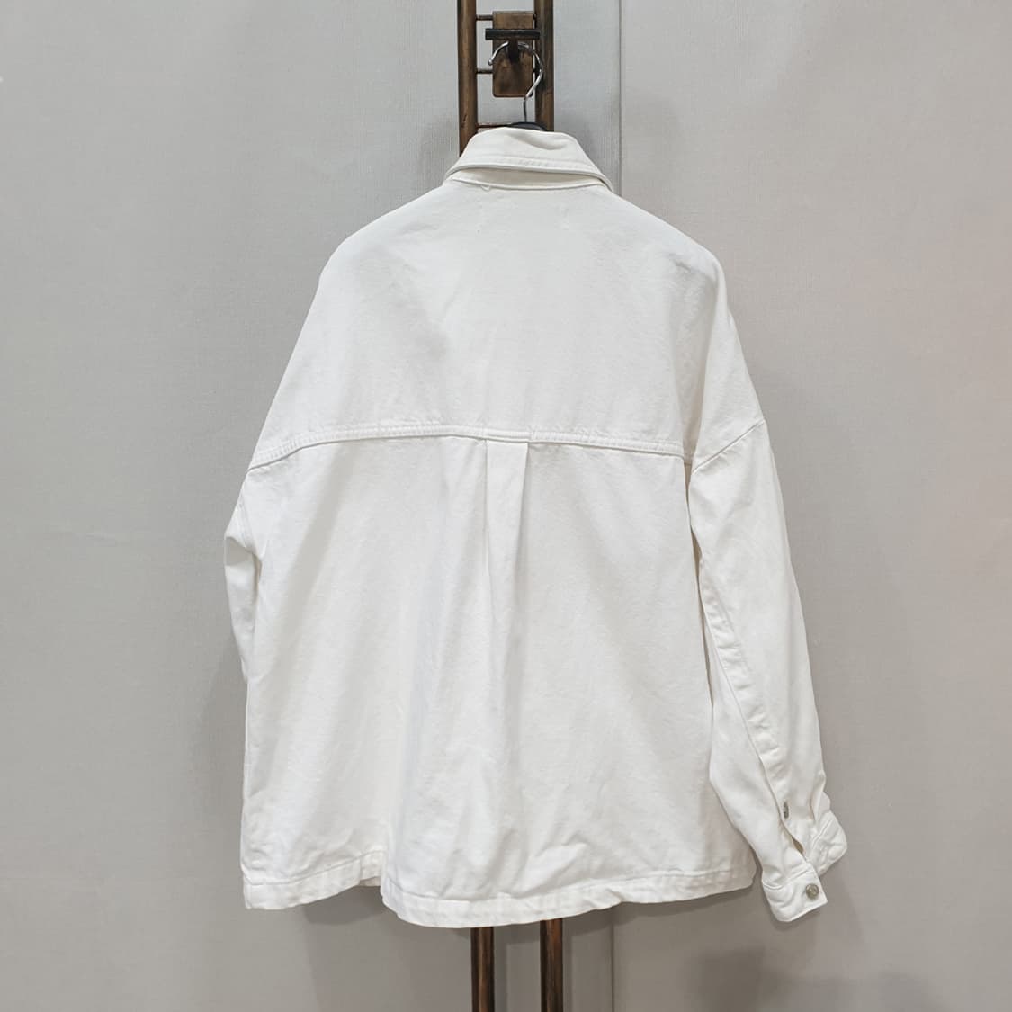 자라 우먼 데님 화이드 자켓 M 상품이미지3