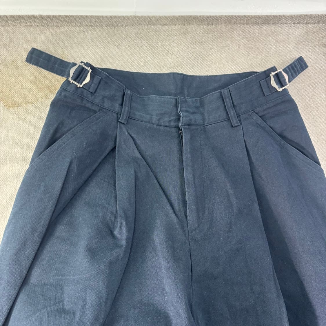 35 로아 투턱 코튼 와일드 팬츠  상품이미지3