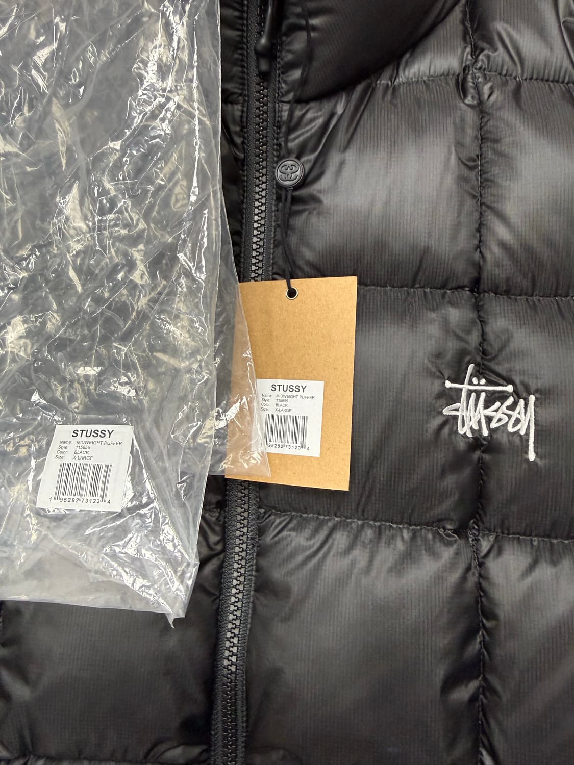 [XL]스투시 미드웨이트 퍼퍼 블랙 상품이미지4