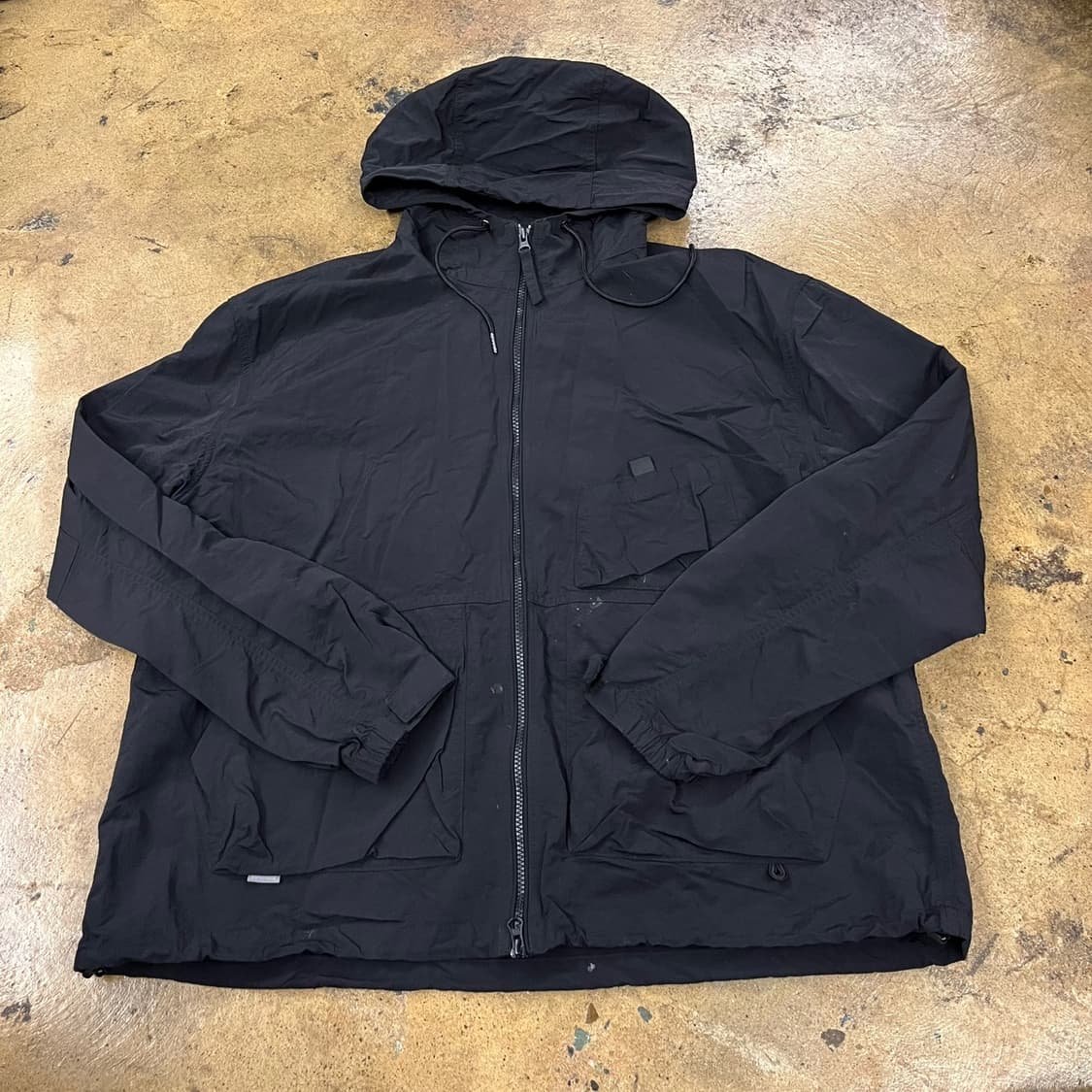[정품/XL] 에스피오나지 블랙 후드 바람막이 자켓 b10 상품이미지2