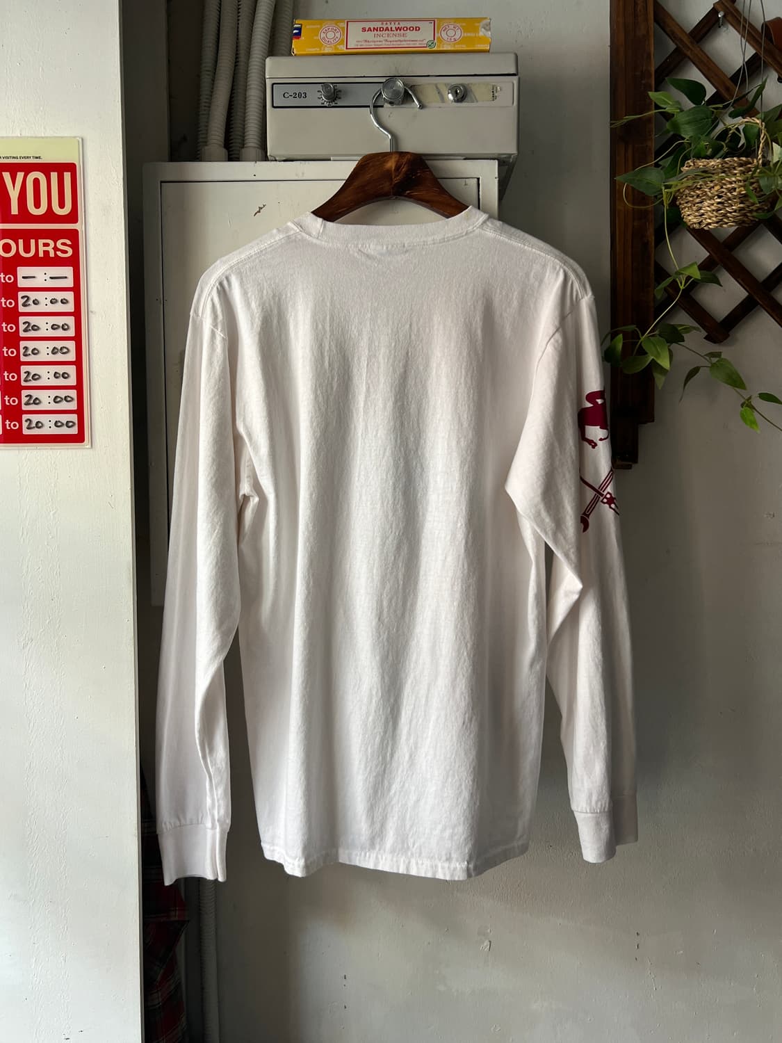 [M]USA 빈티지 올드맨 프린팅 롱슬리브 티셔츠 상품이미지6