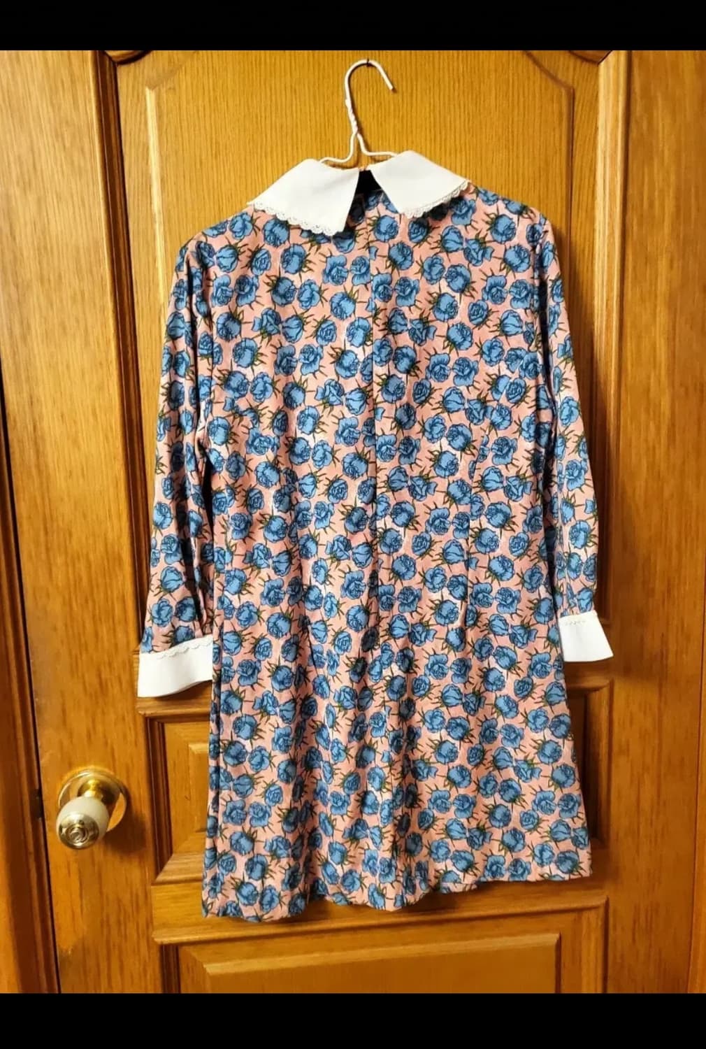 빈티지 블루로즈 원피스 상품이미지2