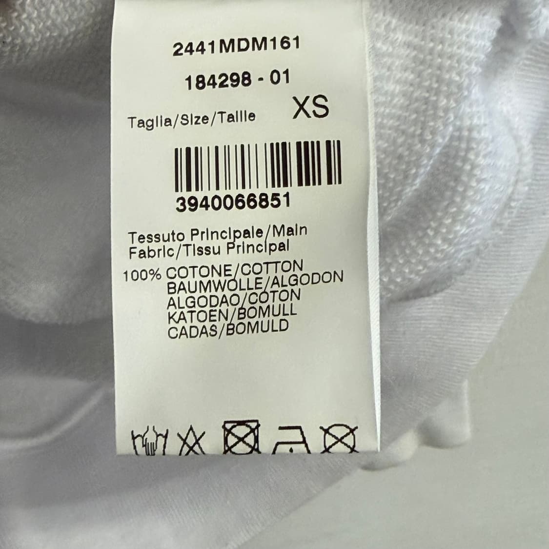 MSGM 11주년 실버로고 맨투맨 화이트 2441MDM161 xs 상품이미지4