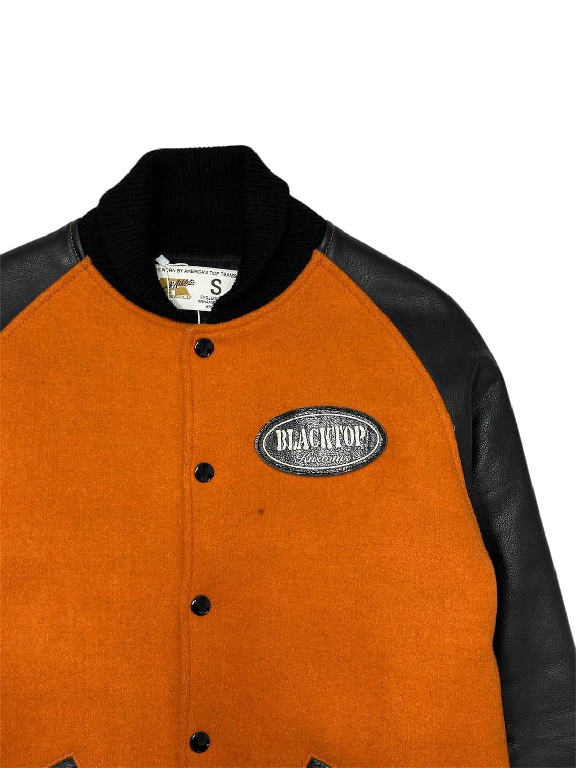 Russell Blacktop Varsity Jacket (Orange) 상품이미지4