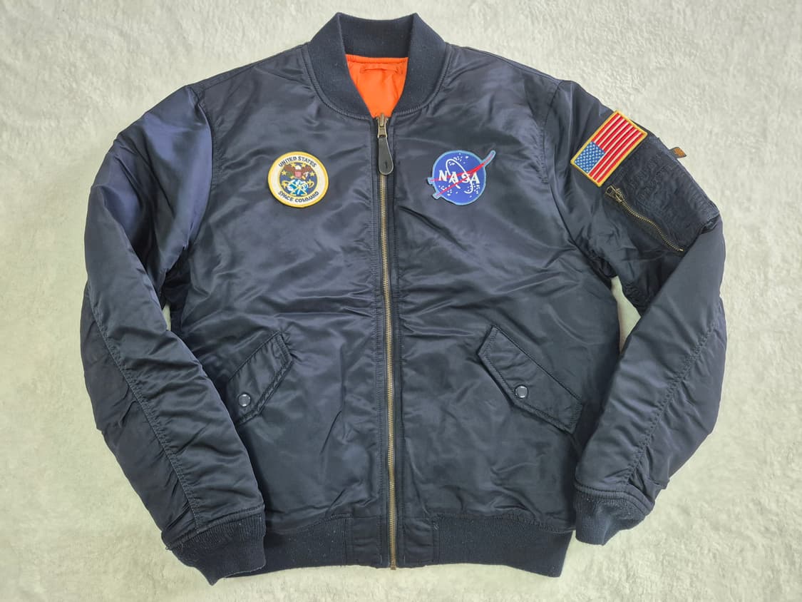 NASA 리버시블 투웨이 항공점퍼 봄버자켓  상품이미지4
