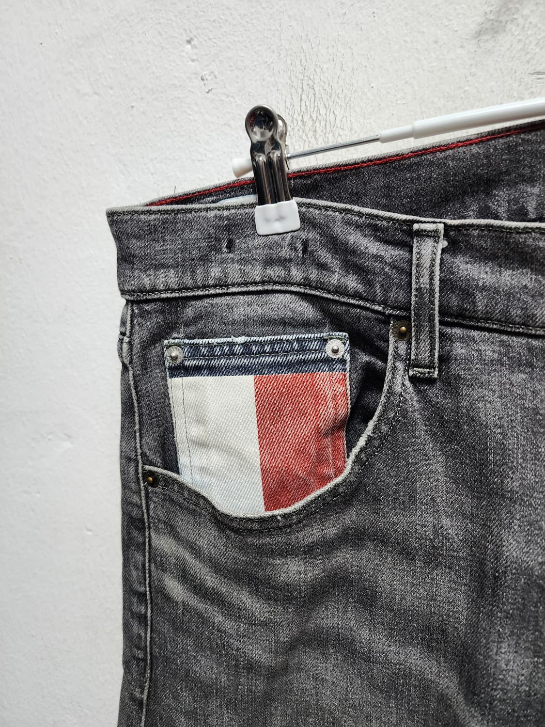 타미힐피거 USA 성조기 모던 테이퍼드 데님 팬츠 상품이미지5