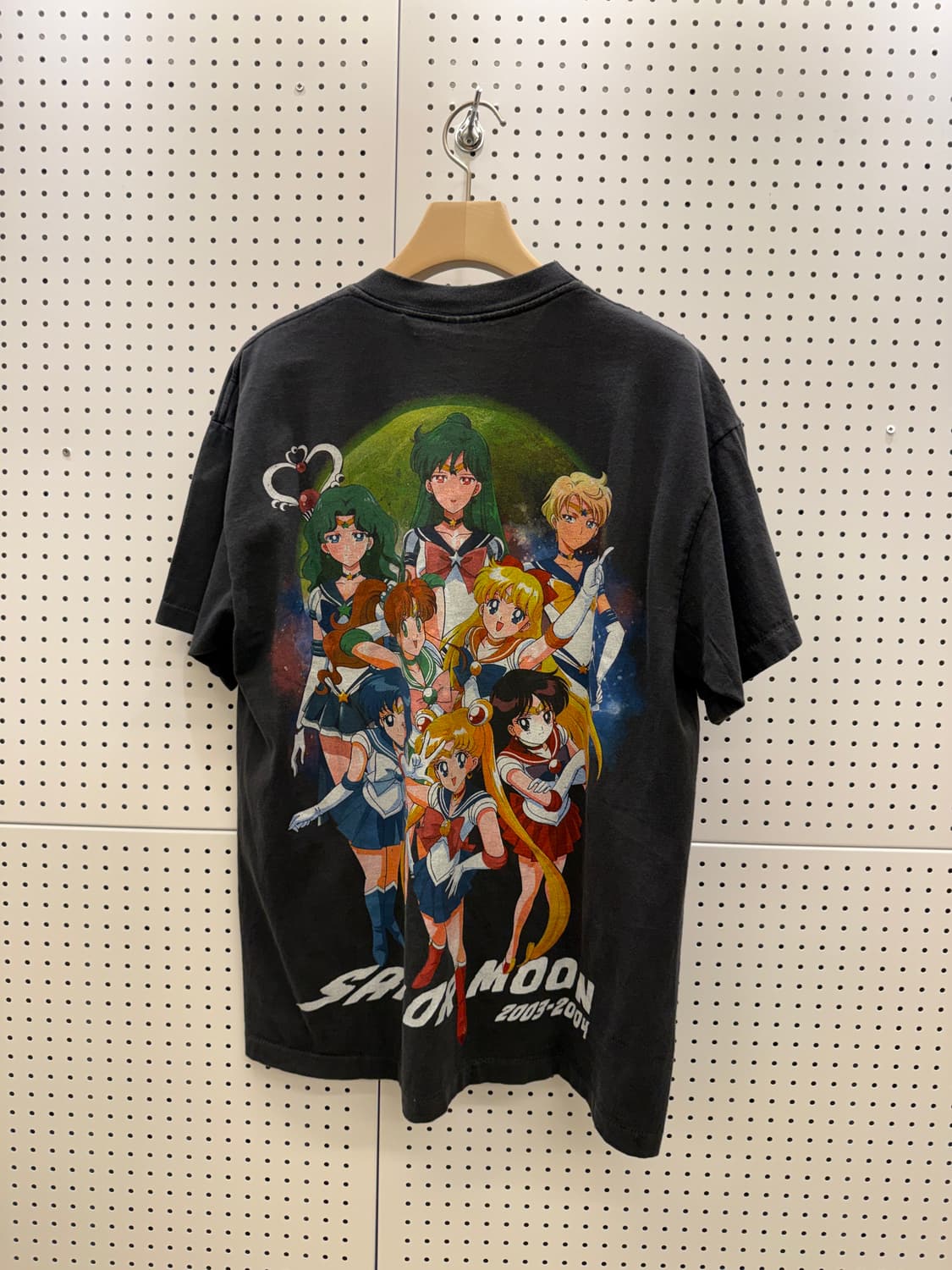 빈티지 미소녀 전사 세일러문 프린팅 반팔 티셔츠 U1637 상품이미지3