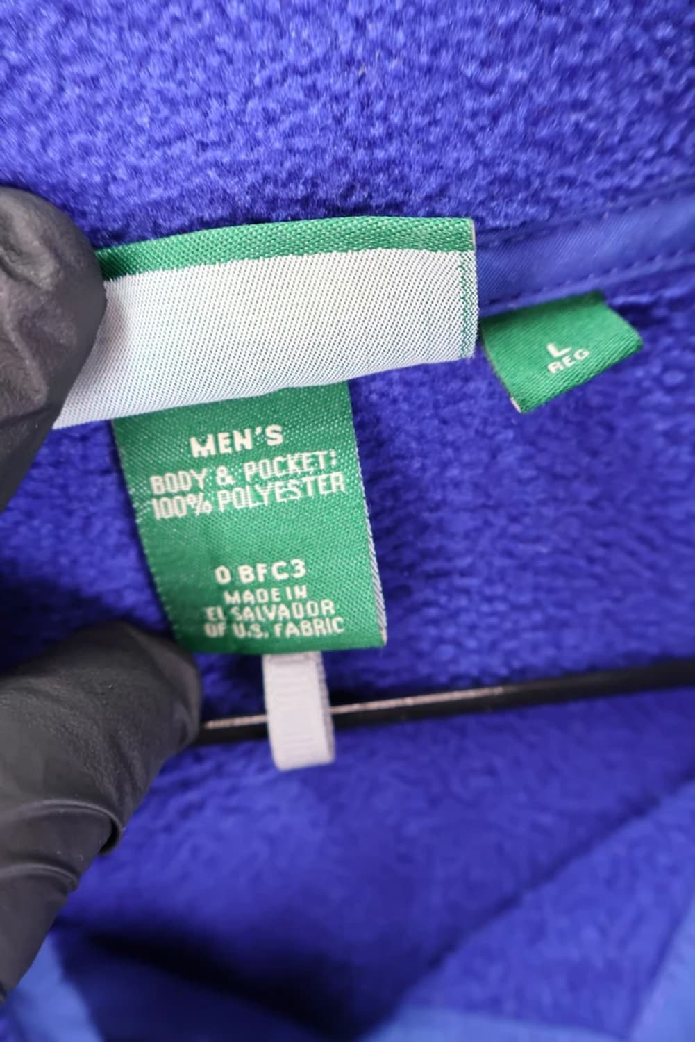 빈티지 엘엘빈 불루 후리스 맨투맨 상품이미지6