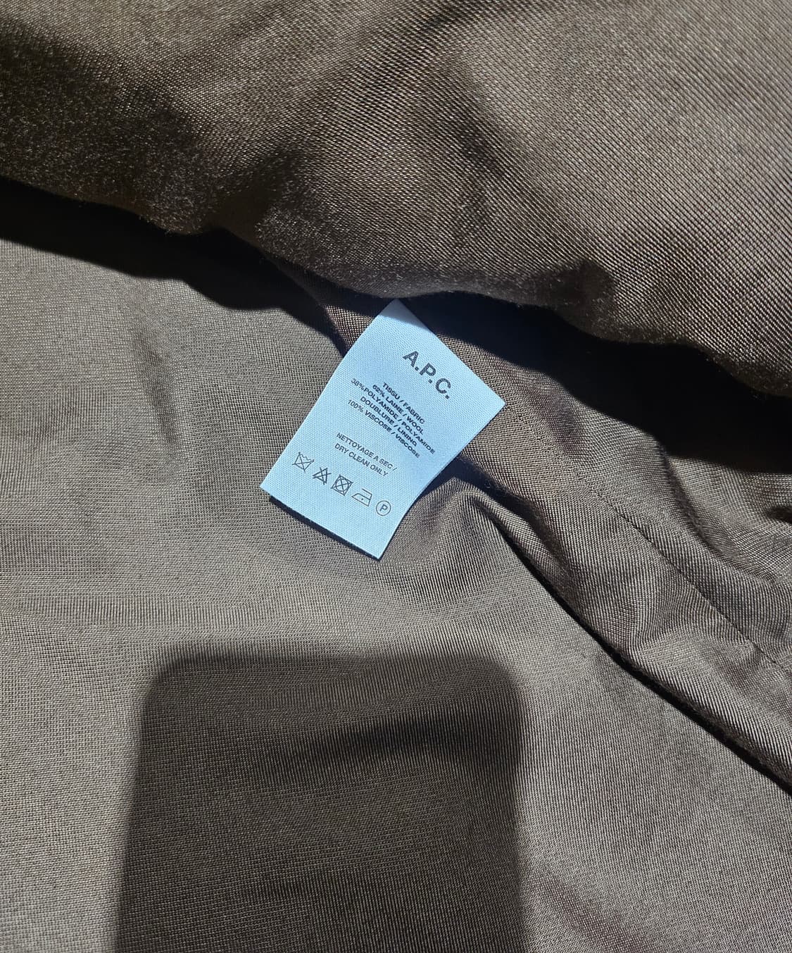 A.P.C. 헤링본 더블 코트 L 상품이미지5