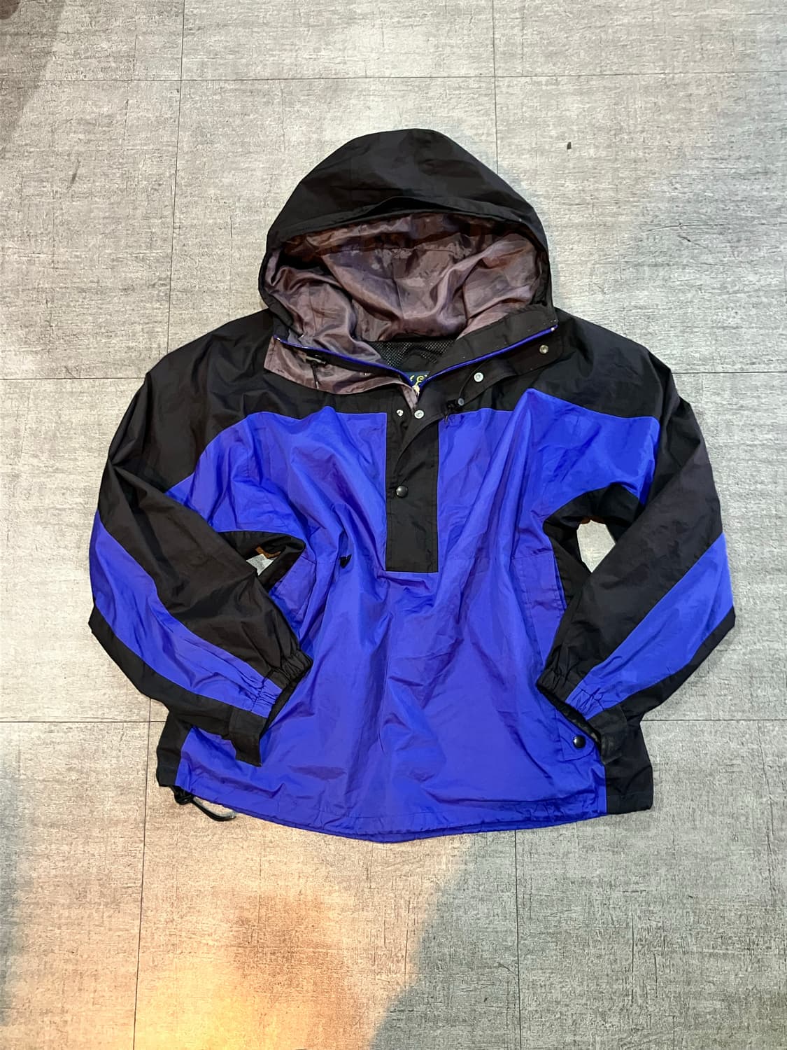 일본빈티지 Exjet 올드스쿨스트릿 윈드스토퍼 후드바람막이자켓 상품이미지1