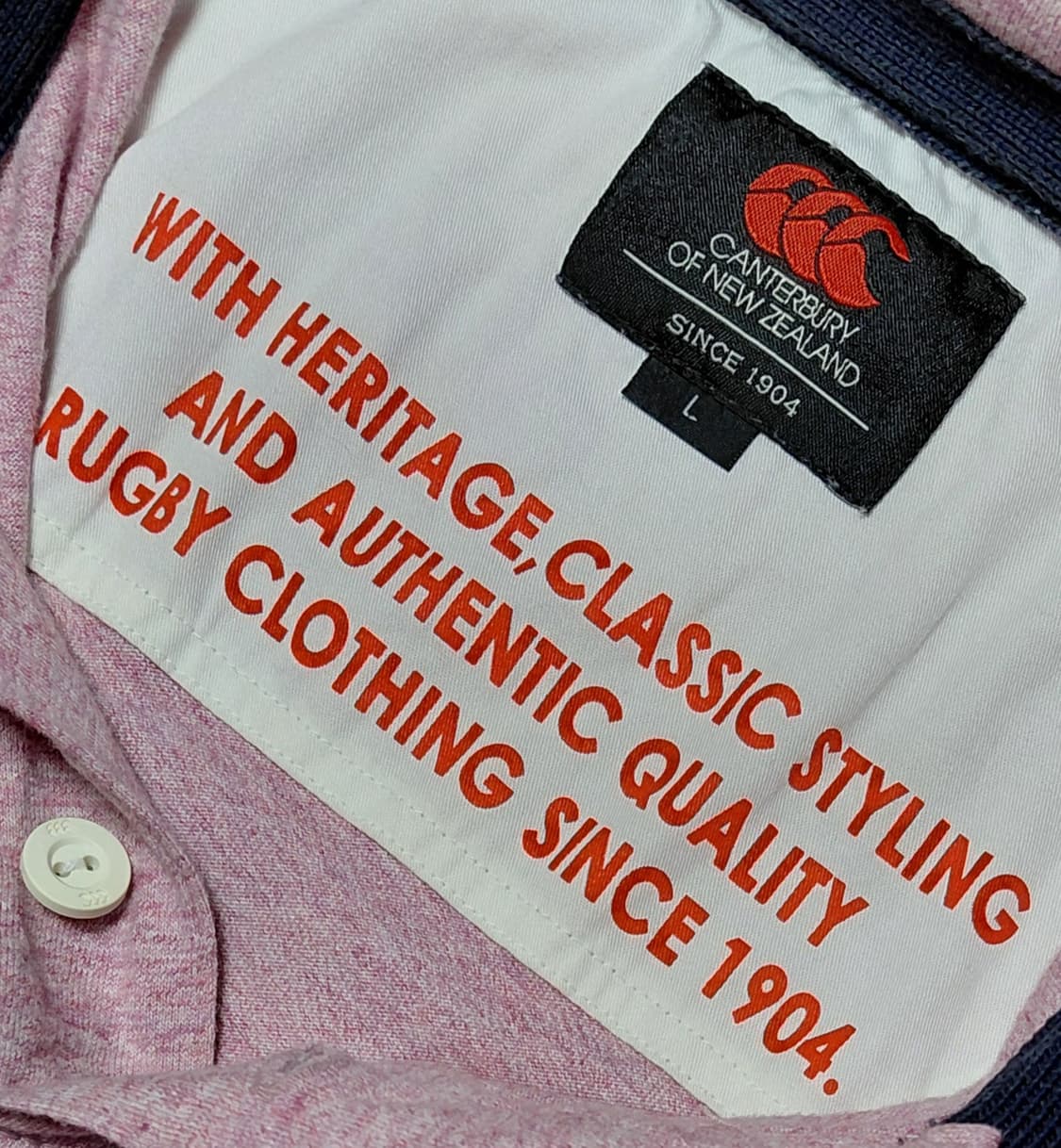 [L] 캔터베리(Canterbury) 빈티지 클래식 헤리티지 피케 셔츠 상품이미지5