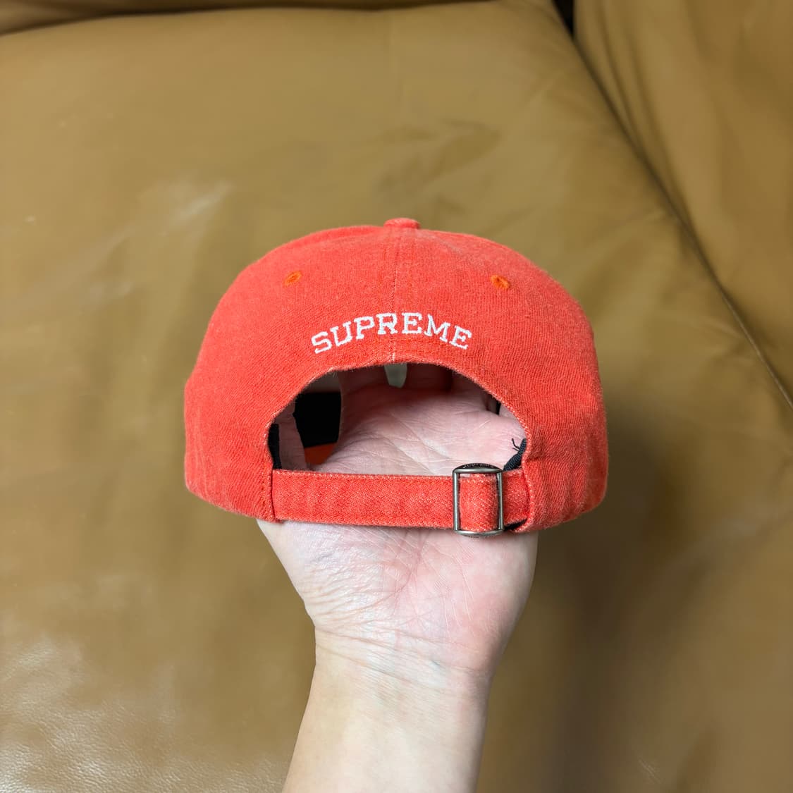 슈프림 S로고 6패널 볼캡 모자 22ss 케블라 레드 상품이미지9
