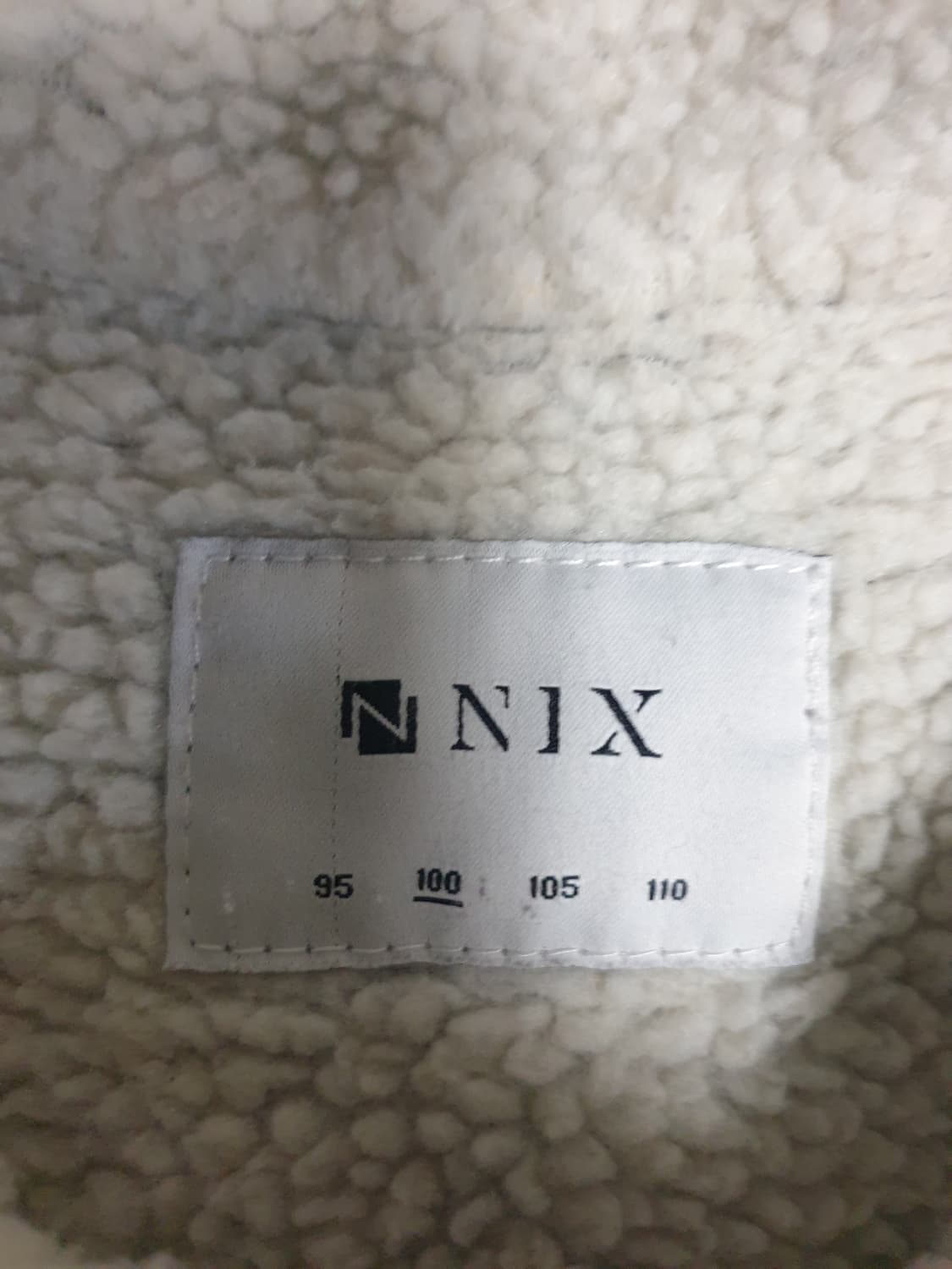 NIX 닉스 어센틱 코듀로이 쉐르파 트러커 자켓 블랙 (100) 상품이미지3