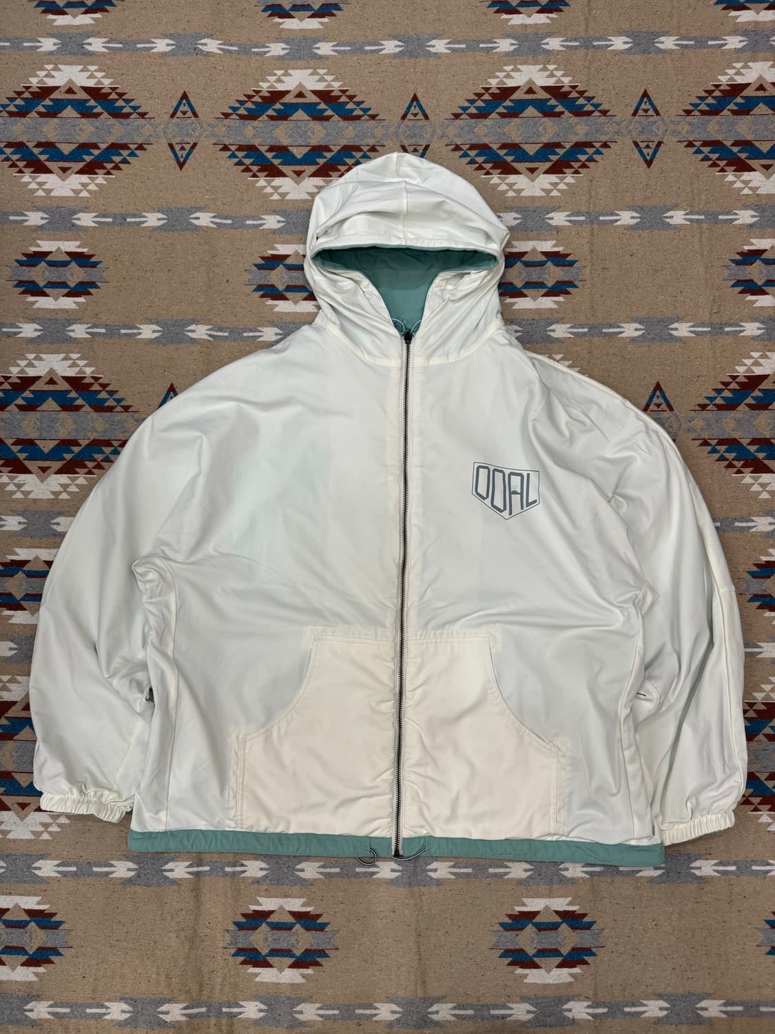 [XL] 나나미카 리버시블 후드 자켓 코랄 그린 상품이미지6