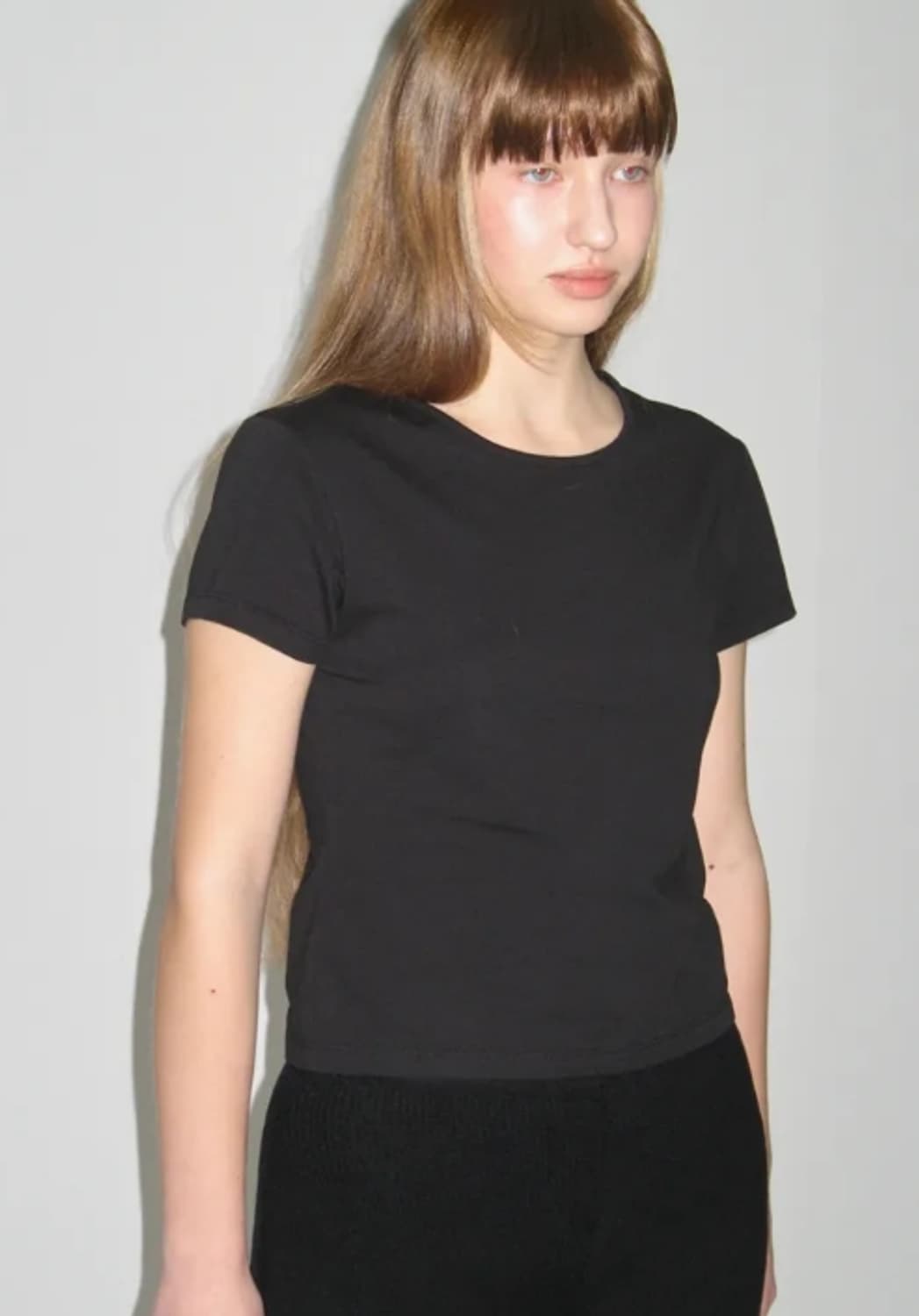 Everyday basic t-shirt / BLACK 상품이미지5