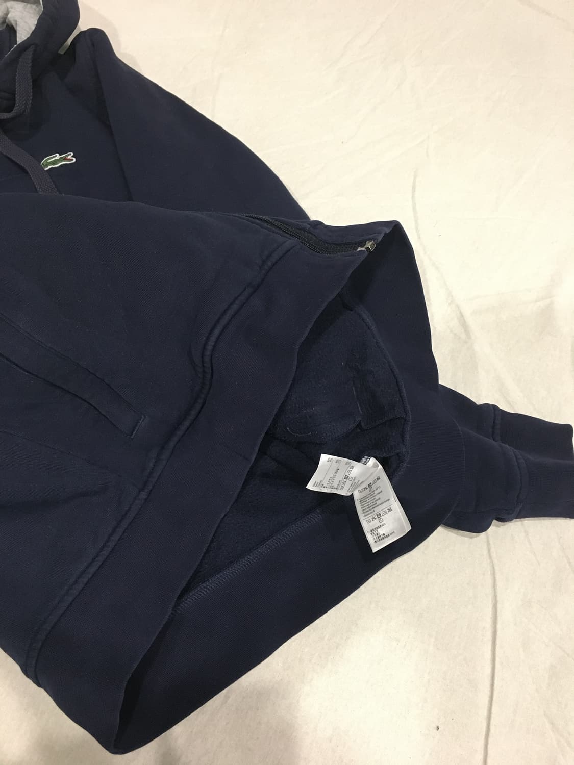 라코스테 로고 후드집업 상품이미지6