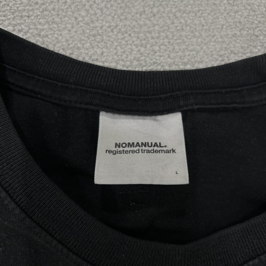 노매뉴얼 디자인 리서치 반팔 티셔츠 블랙 100 상품이미지2
