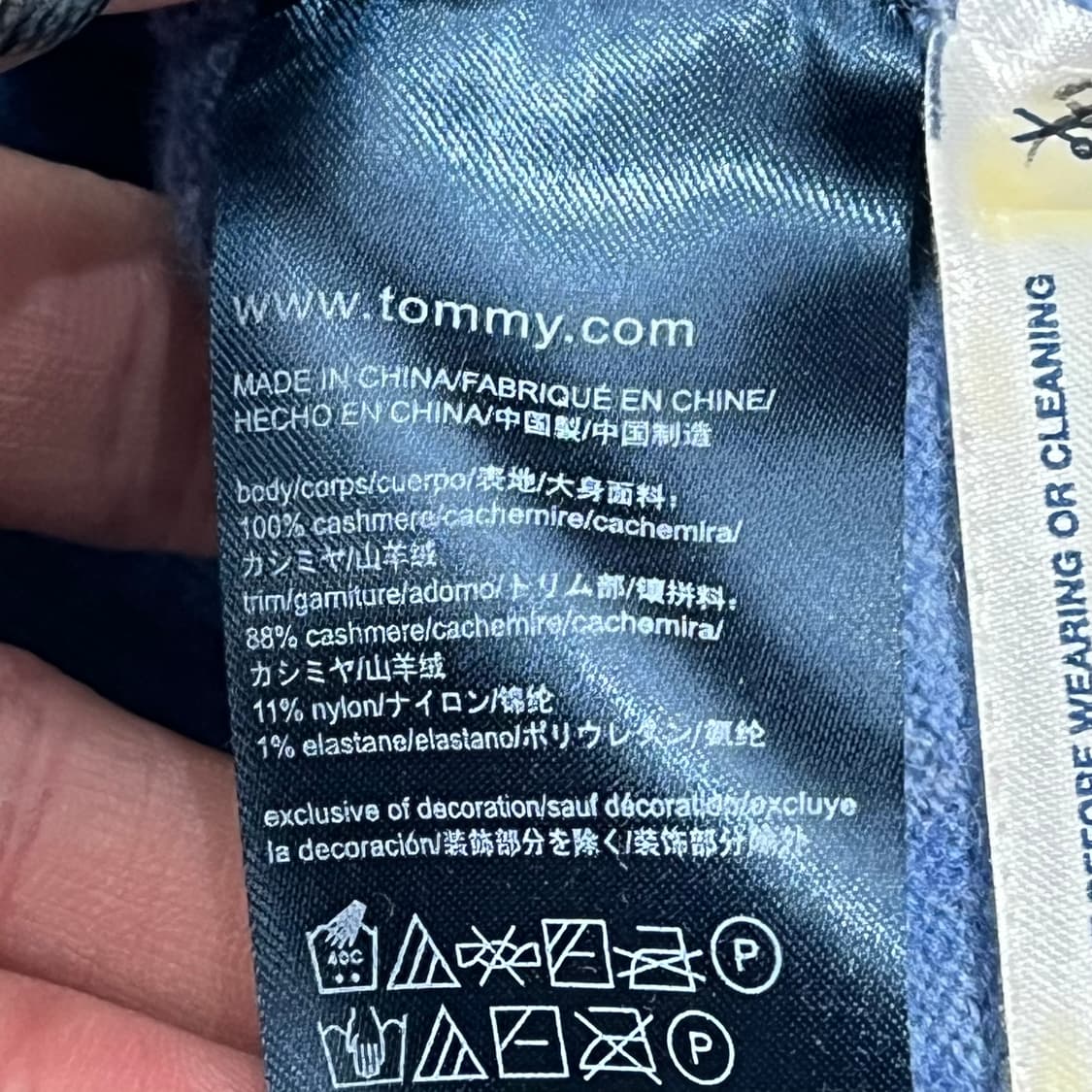 타미힐피거 캐시미어 니트 s09807 상품이미지7