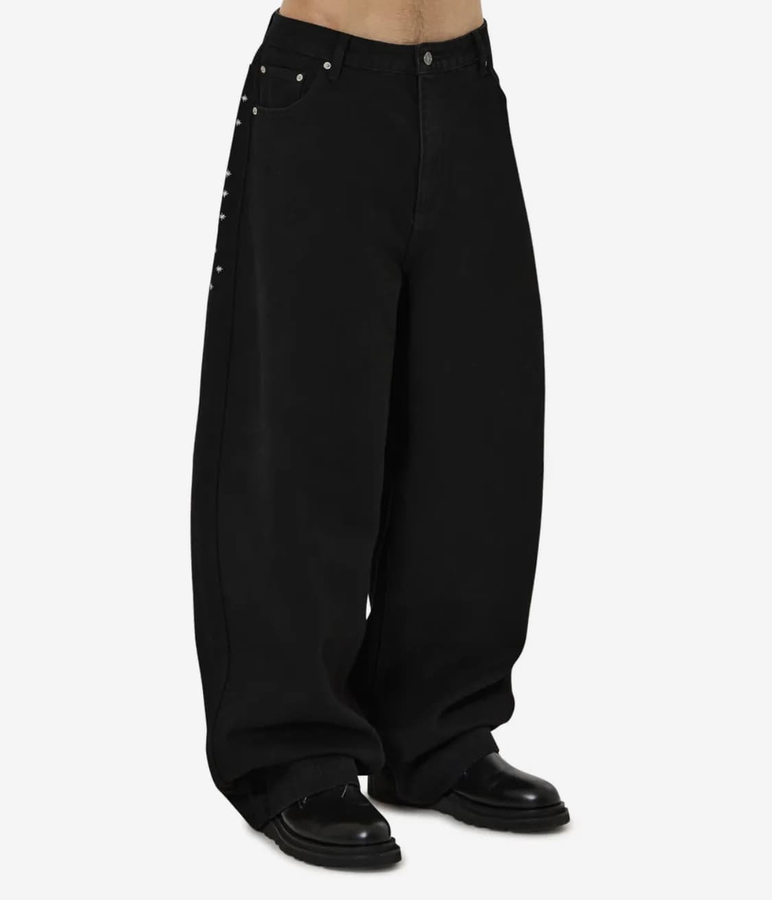 오와이 SPRINKLE EMBROIDERY WIDE VOLUME PANT 상품이미지2