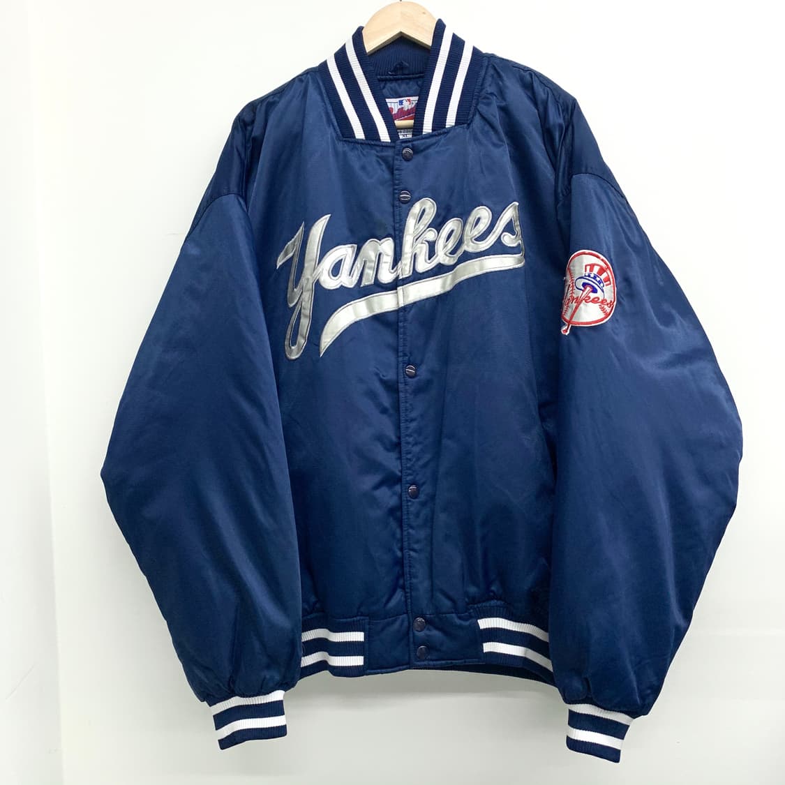 스타터 뉴욕 양키즈 오버사이즈 베이스 볼 전퍼 상품이미지4