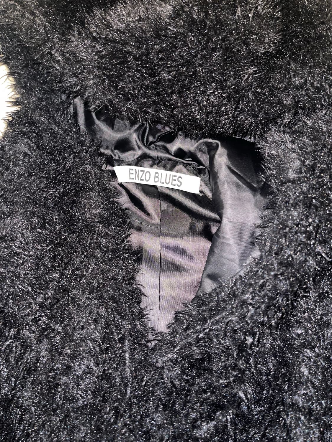 Enzo Blues FAUX FUR HOODED COAT 상품이미지9