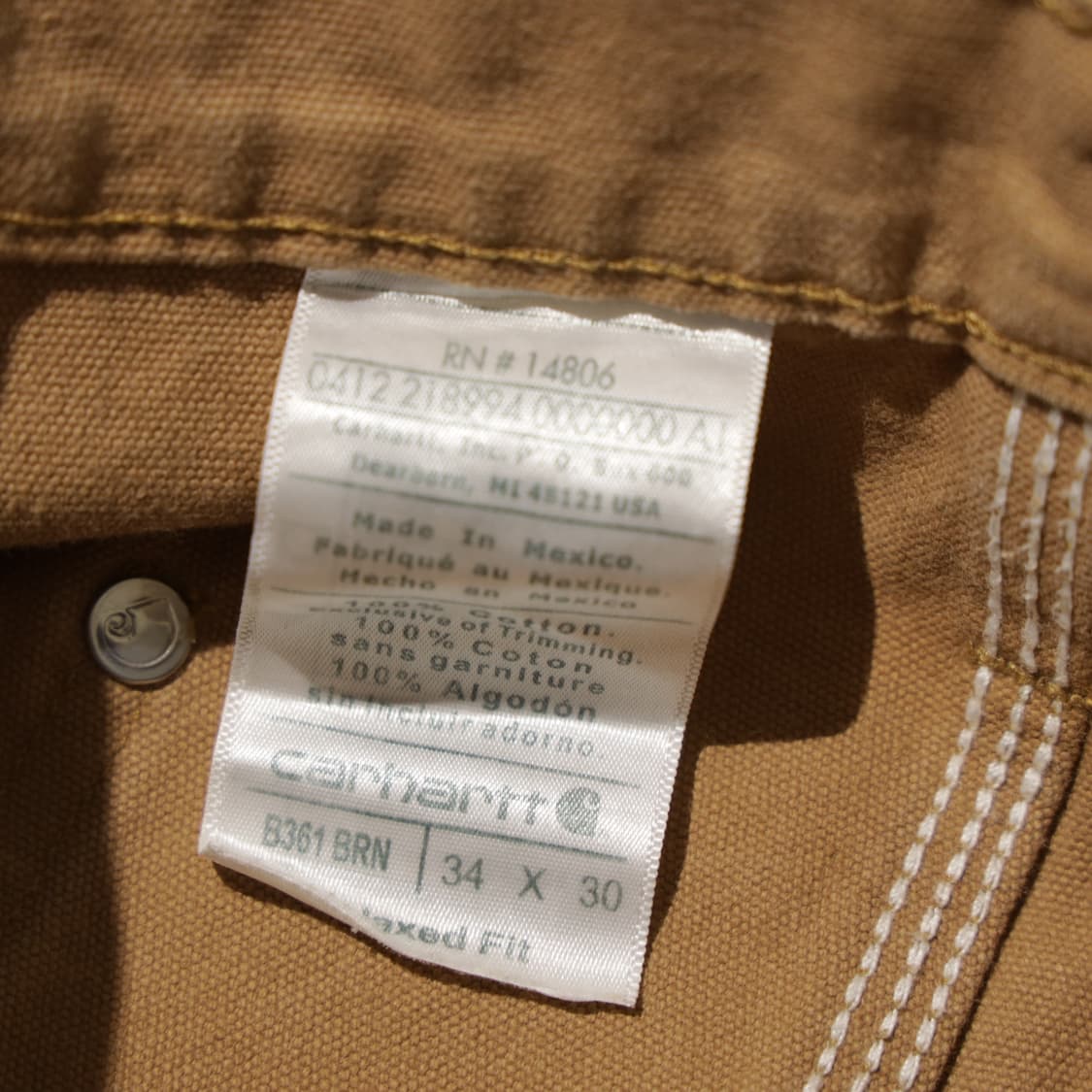 (34x30) 칼하트 더블니 릴렉스드핏 상품이미지8