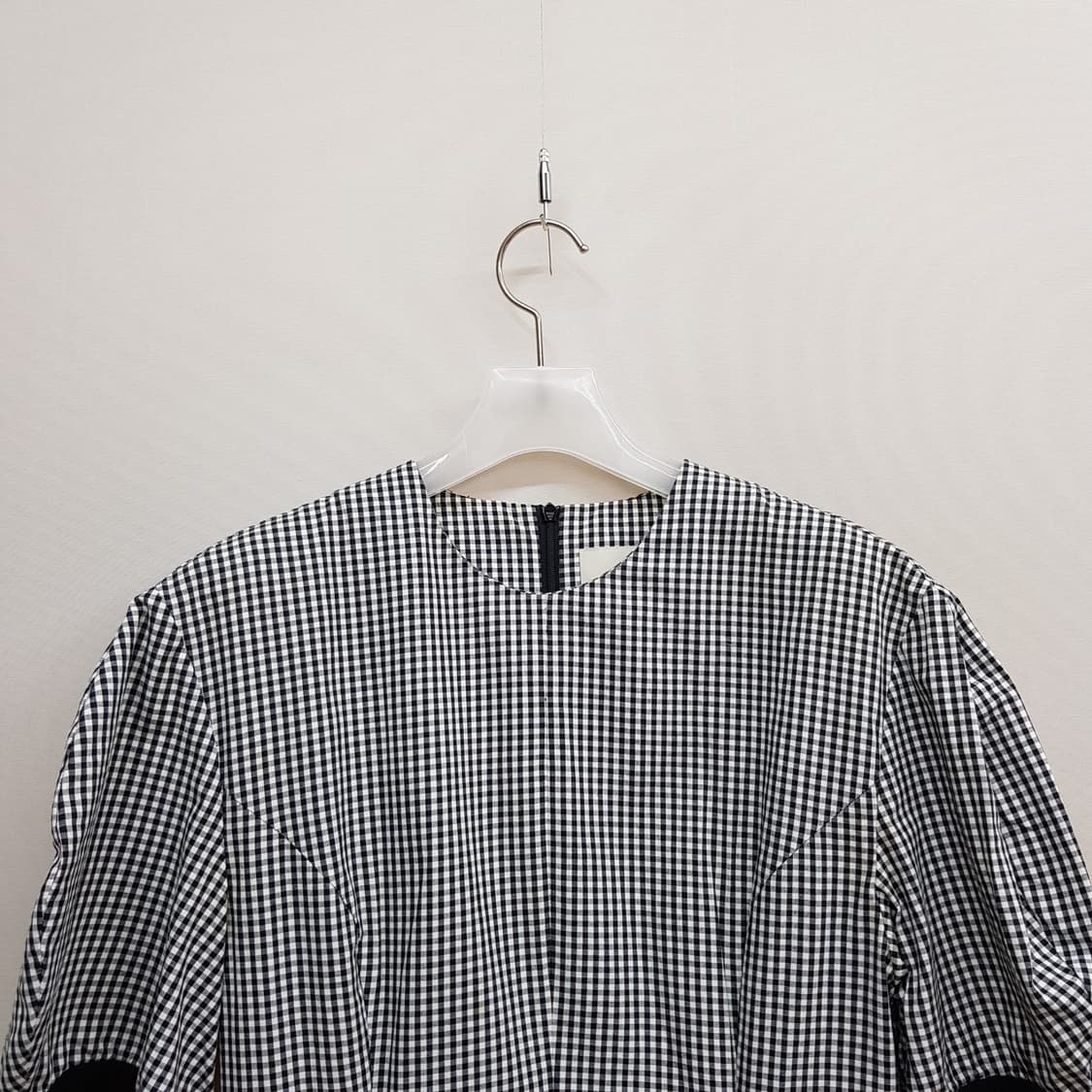 앤유 포지타노 깅엄 체크 원피스 2사이즈 상품이미지3