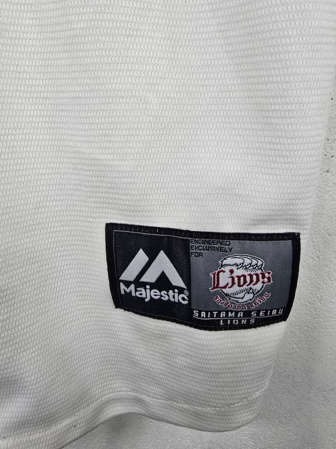 마제스틱 세이부 라이온즈 야구 유니폼 화이트 상품이미지5