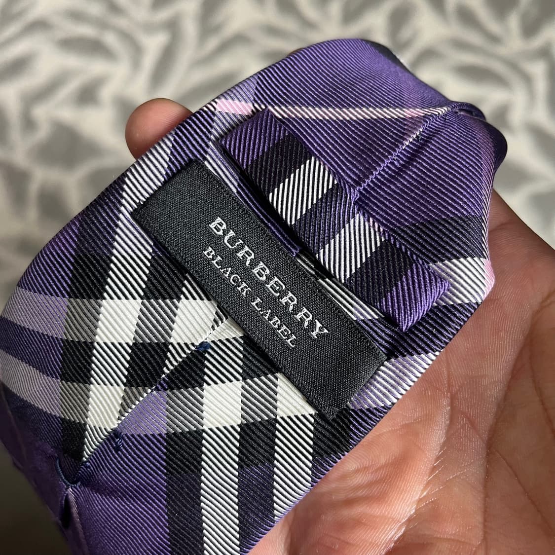 [Burberry] 버버리 블랙라벨 노바체크 실크 넥타이 상품이미지2