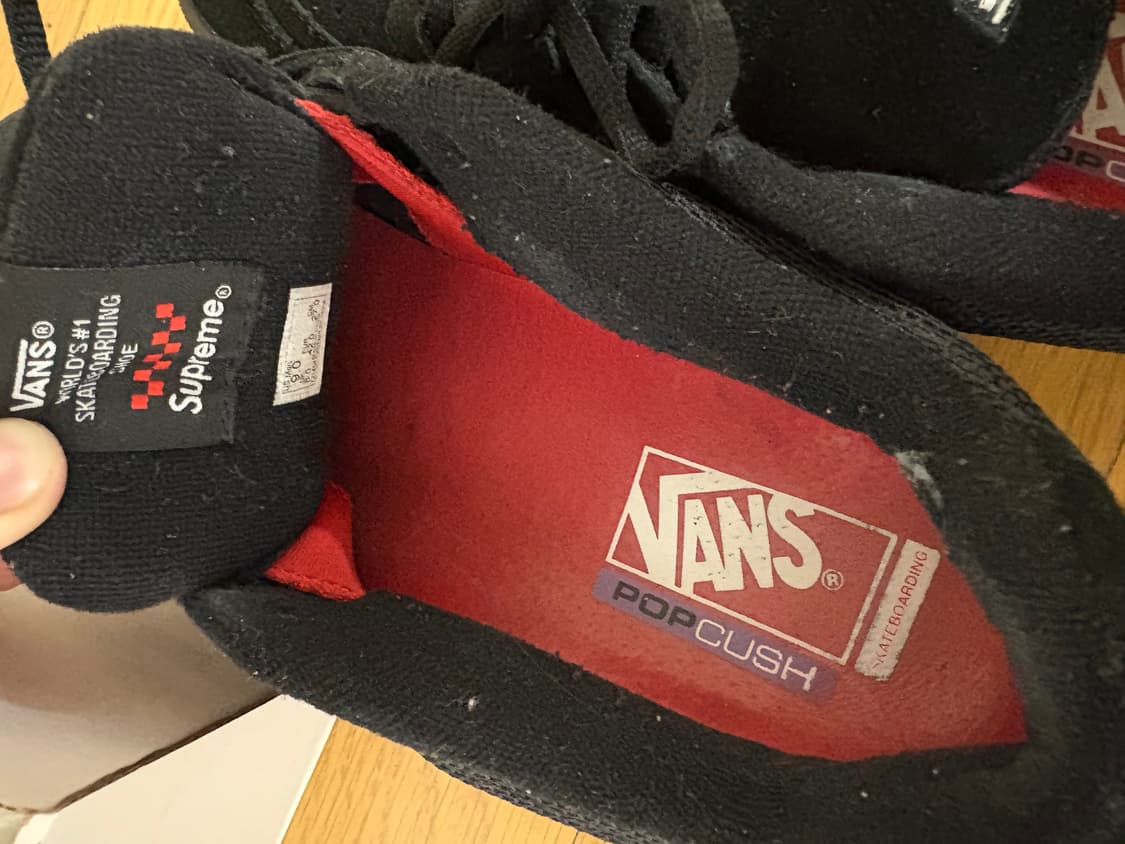 반스 슈프림 스피드 블랙 270 us9 상품이미지4