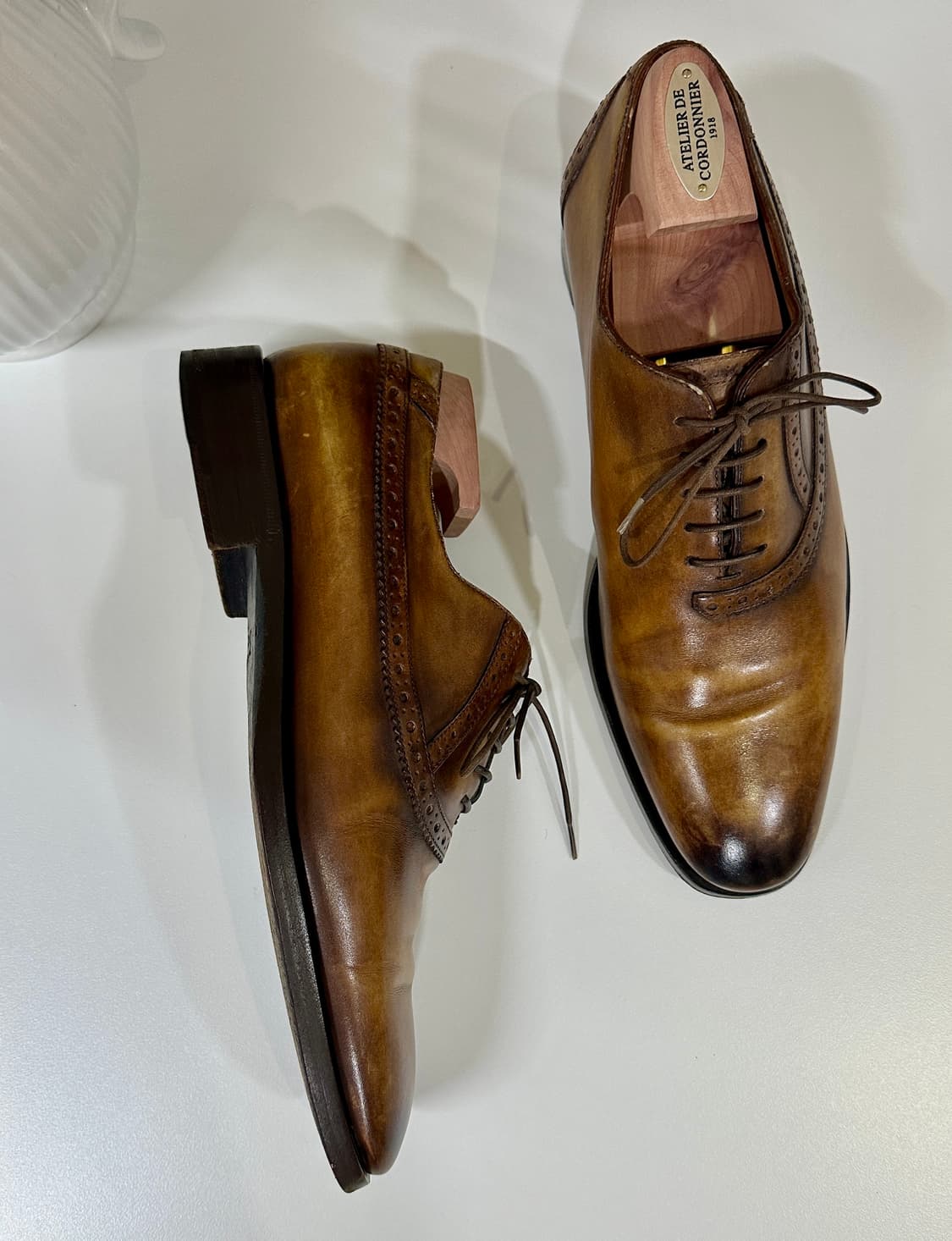 벨루티 알레산드로 레더 브라운 슈즈 270 상품이미지4