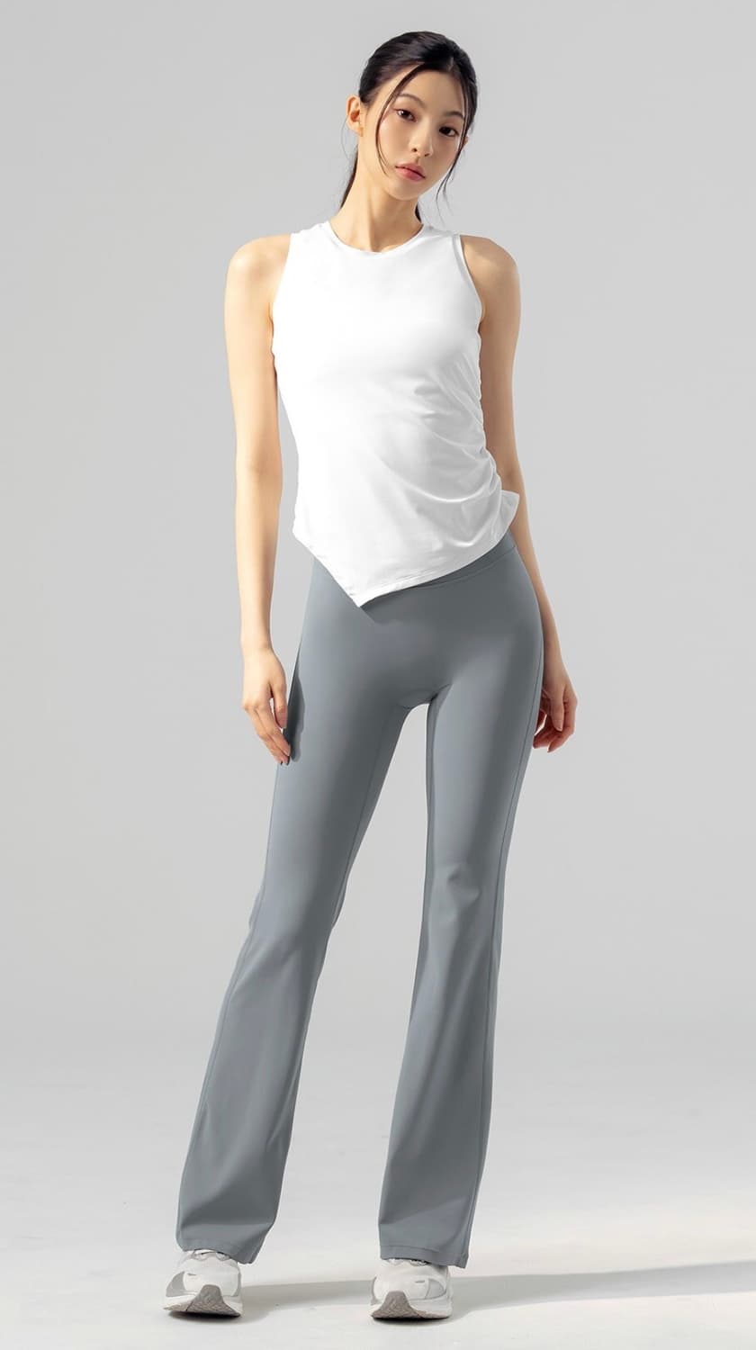 젝시믹스 블랙라벨 시그니처 파워라이즈 부츠컷 팬츠 -클라우드딥블루(숏) 상품이미지2