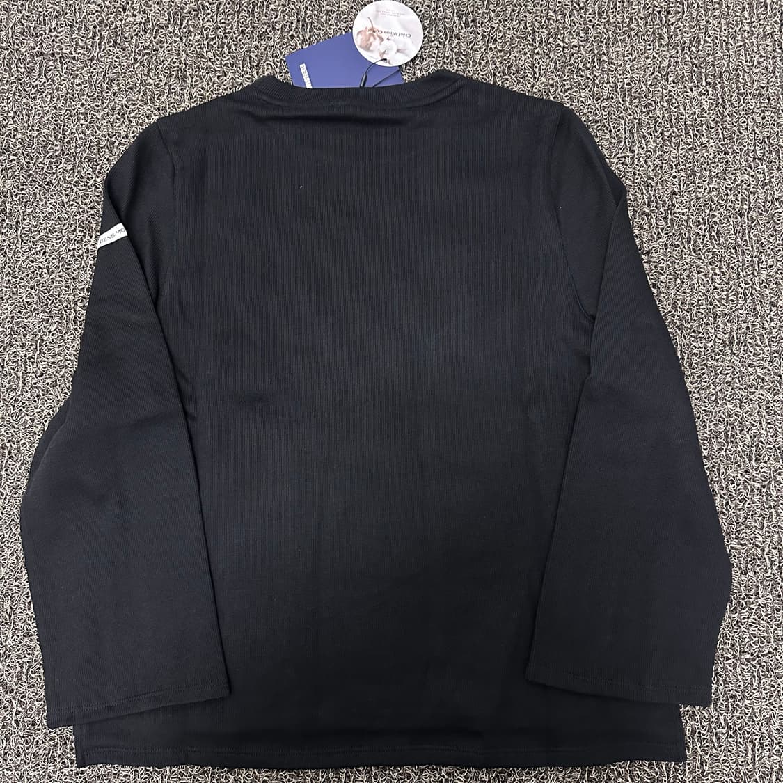 [새상품] 벤시몽 여성 긴팔티셔츠 블랙 L 상품이미지5