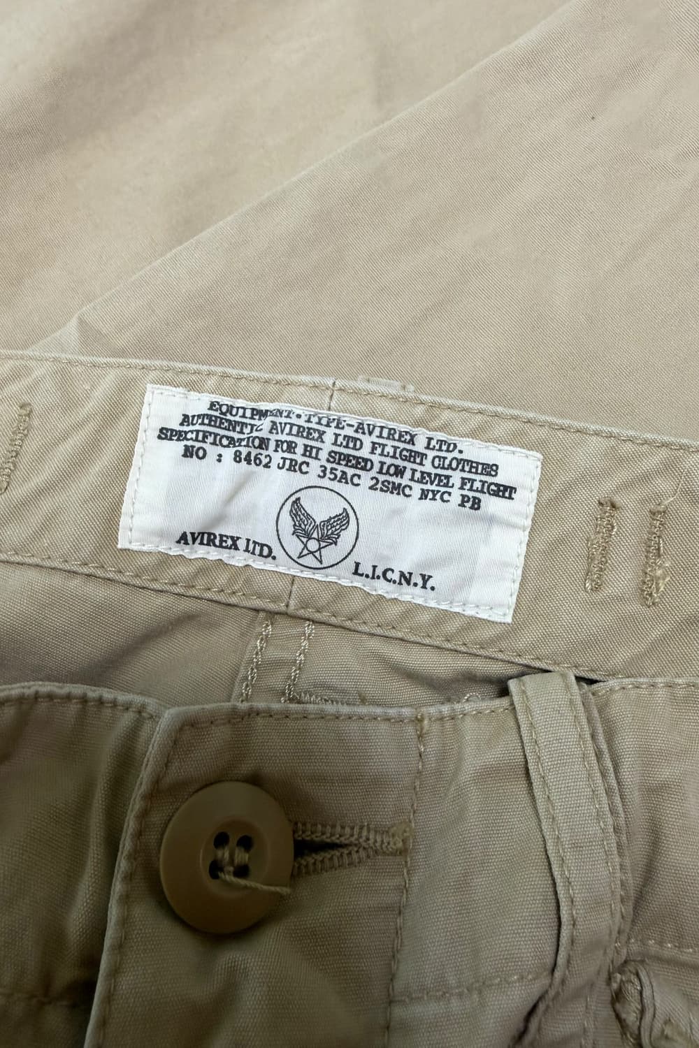 아비렉스 빈티지 멀티 포켓 와이드 카고 팬츠 상품이미지6