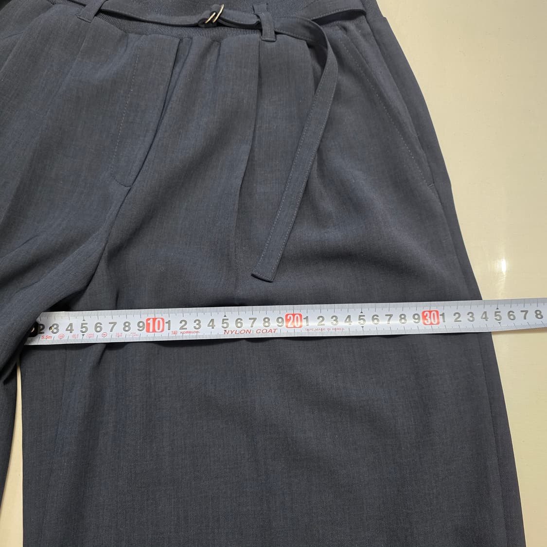 1168 ZOOC 주크 슬랙스 팬츠 55 / 깔끔 와이드핏 상품이미지4