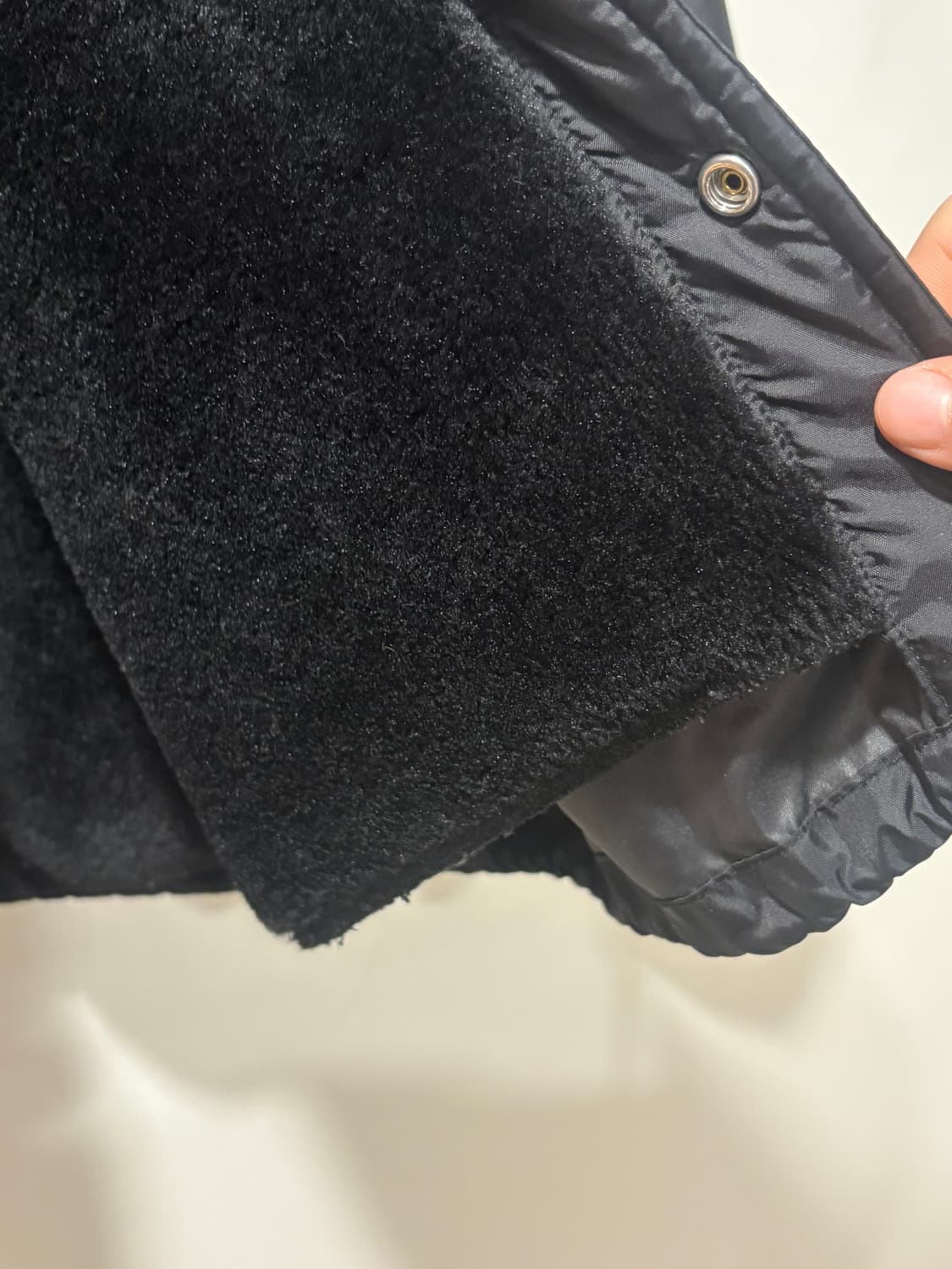 꼼데가르송 CDG 코치 퍼자켓 블랙 M 상품이미지5