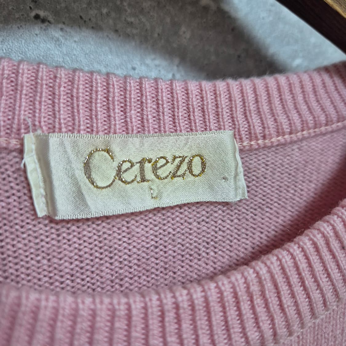 cerezo 캐시미어 라운드 니트 (Made In Japan) 상품이미지5