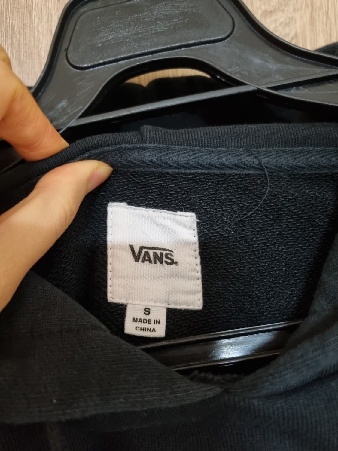 반스 자수 빈티지후드티 상품이미지5