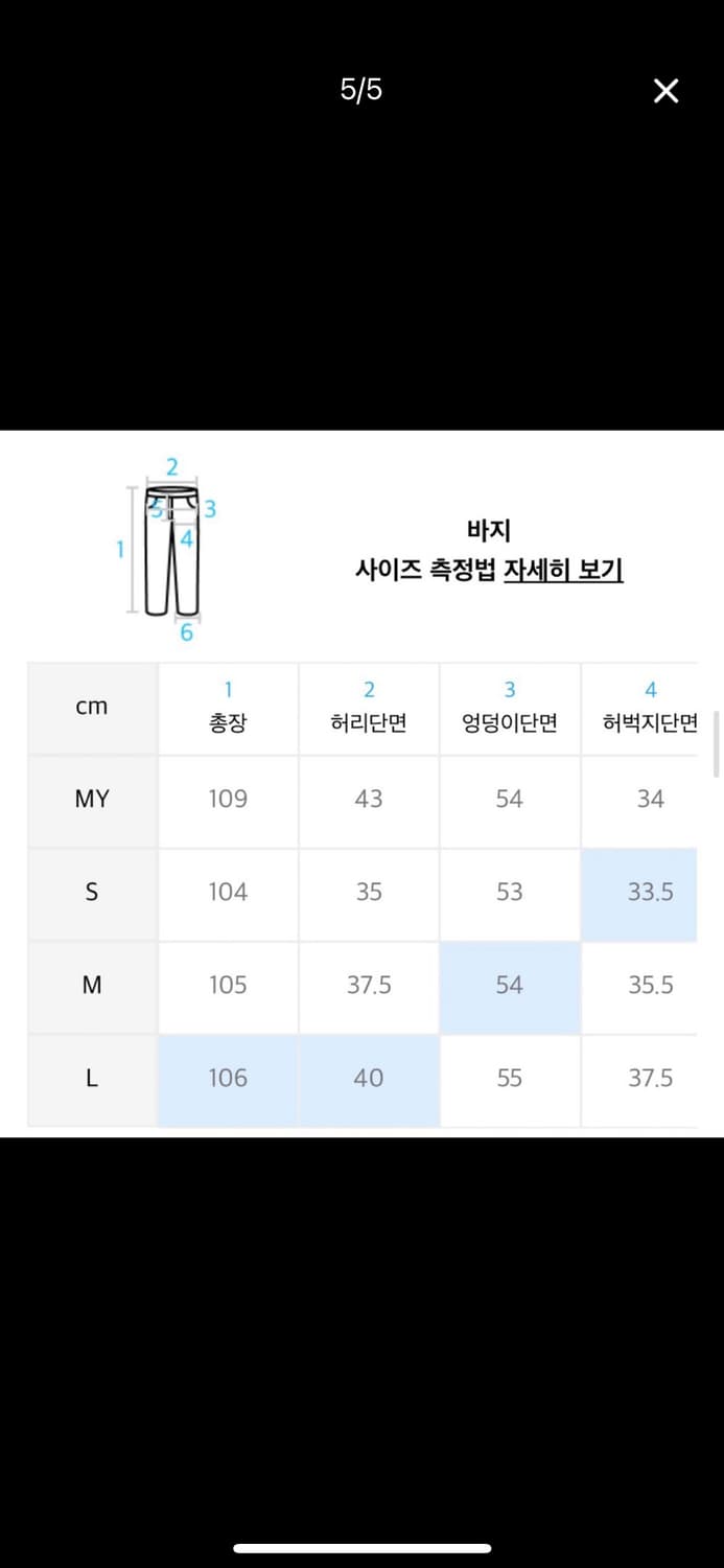꼼파뇨 데님팬츠 상품이미지4