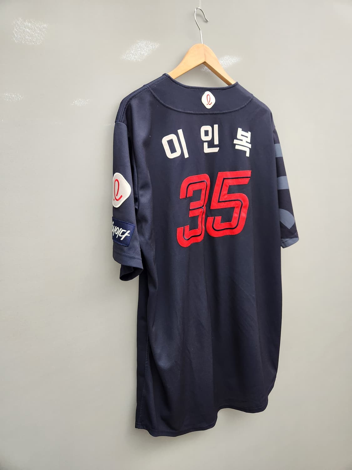 롯데 자이언츠 야구 유니폼 네이비 상품이미지6