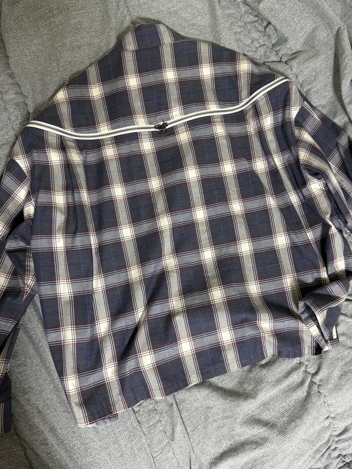[3] facetasm 23ss ZIPPED CHECK SHIRT 상품이미지3