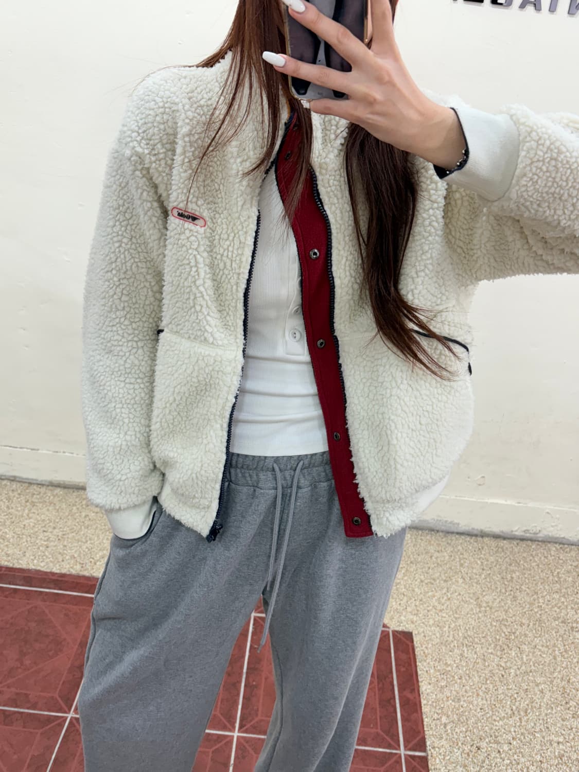 Gola 골라 리버시블 뽀글이 점퍼 상품이미지3